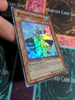 Yu-Gi-Oh! Blizzard Warrior HA01-EN002 Limited Super Rare NM - Image 2