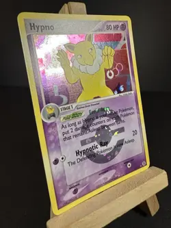 Pokemon Hypno FireRed & LeafGreen 25/112 Reverse Holo Swirl LP+ - Image 3
