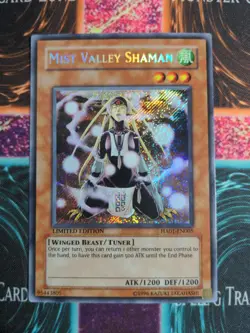 Yu-Gi-Oh! Mist Valley Shaman HA01-EN005 Limited Secret Rare NM - Image 1