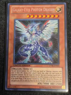 Yugioh! LP Galaxy-Eyes Photon Dragon - CT08-EN003 - Secret Rare - Limited Editio - Image 1