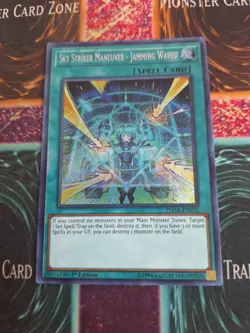 Yu-Gi-Oh! Sky Striker Maneuver - Jamming Waves! DASA-EN032 Secret 1st Edition NM - Image 1