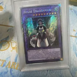 Yu-Gi-Oh Dragon Maid HuKUKO Platinum Secret Rare psa10 - Image 5