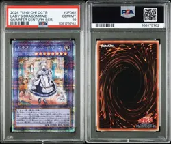 Dragon Maid Latis PSA10 Quasic 25th Japanese YuGiOh Trading Card Rare - Image 3