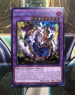 *** SNAKE-EYES DOOMED DRAGON *** 1ST EDITION SECRET RARE SUDA-EN035 YUGIOH! - Image 1