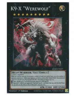 x3 K9-X "Werewolf" - JUSH-EN037 - Super Rare - YuGiOh - Image 1
