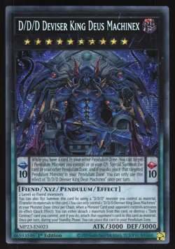 D/D/D Deviser King Deus Machinex - MP23-EN023 - Prismatic Secret Rare - Yugioh - Image 1