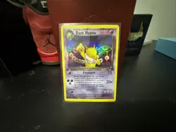 Pokemon Dark Hypno Holo Rare Card 9/82 1st Edition GOOD Condition lightly Played - Image 1