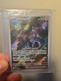 Mewtwo 052 Sv: Scarlet & Violet Promo Cards Holo SEALED card Is Mint - Image 1