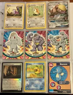 Vintage Pokemon Card Collection - No Binder Lot 5 Pages - Holo - Modern LP/NM - Image 1