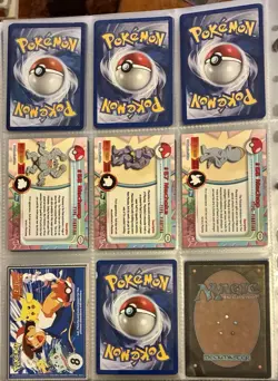 Vintage Pokemon Card Collection - No Binder Lot 5 Pages - Holo - Modern LP/NM - Image 2