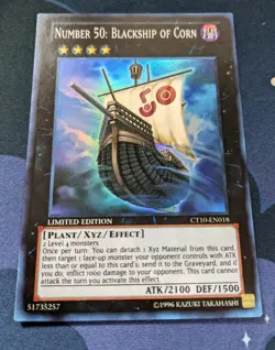 Number 50: Blackship Of Corn CT10-EN018 Super Rare Yu-Gi-Oh! Card Yugioh TCG NM - Image 2
