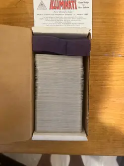 Illuminati Deluxe INWO Card Game Steve Jackson 350 Card Lot w/50 Rares & More - Image 1