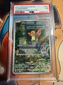 Charmander - 044 (Pokemon Center Exclusive) Scarlet & Violet Promo Cards PSA 7 - Image 1