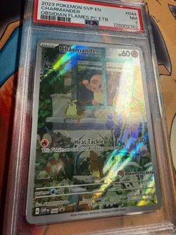 Charmander - 044 (Pokemon Center Exclusive) Scarlet & Violet Promo Cards PSA 7 - Image 2