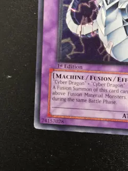 YUGIOH! Cyber Twin Dragon CRV-EN035 Ultimate Rare 1st Edition LP - Image 5