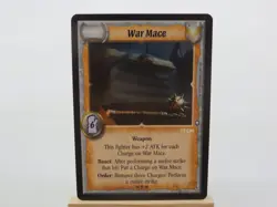 WARLORD Saga of the Storm CCG Weapon Item Card WAR MACE 74/78 #1070 - Image 1
