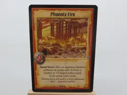 WARLORD Saga of the Storm CCG Action Card PHOENIX FIRE 51/78 #1128 - Image 1