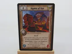 WARLORD Saga of the Storm CCG Dwarf Character Card HYMN OF KOR 13/78 #1039 - Image 1