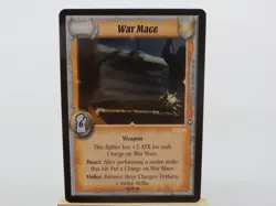 WARLORD Saga of the Storm CCG Weapon Item Card WAR MACE 74/78 - Image 1