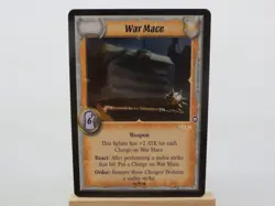 WARLORD Saga of the Storm CCG Weapon Item Card WAR MACE 74/78 #1072 - Image 1