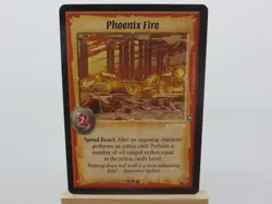 WARLORD Saga of the Storm CCG Action Card PHOENIX FIRE 51/78 - Image 1
