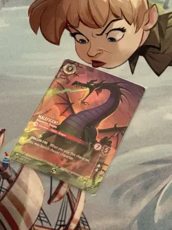 DDcards🇨🇦Lorcana Fabled Set Champs Maleficent Monstrous Dragon Promo Enchanted - Image 1