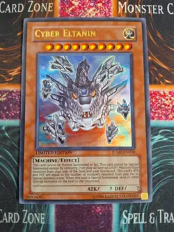 Yu-Gi-Oh! Cyber Eltanin JUMP-EN038 Limited Ultra Rare Near Mint - Image 1