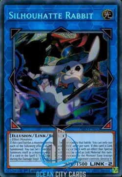 Yugioh INFO-EN052 Silhouhatte Rabbit Secret Rare 1st Ed - Image 1