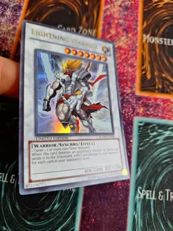 Yu-Gi-Oh! TCG Lightning Warrior JUMP-EN046 Ultra Rare Limited Near Mint - Image 2