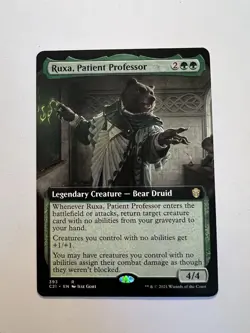 Ruxa, Patient Professor - EXTENDED ART - MTG Commander 2021 - NM - Image 1