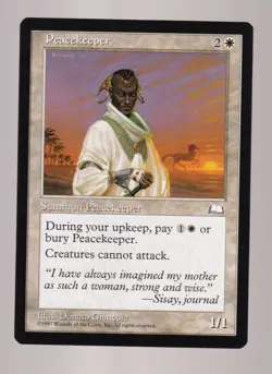 MTG Peacekeeper Weatherlight NM - Image 1
