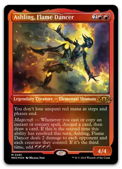 Ashling, Flame Dancer (Foil Etched) #481 (NM) Modern Horizons 3 MH3 Magic MTG - Image 1