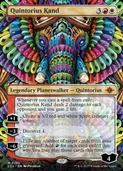 Near Mint x 1 Quintorius Kand (0352) - Foil - Borderless The Lost Caverns of Ixa - Image 1