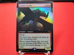 Leyline Tyrant (Extended Art) Zendikar Rising Foil NM - Image 1