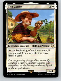 Magic the Gathering The Gaffer Lord of the Rings Commander MTG Free Shipping! - Image 1