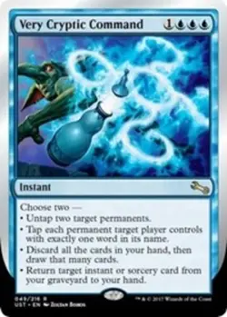 1 x Very Cryptic Command (B) - Unstable - NM-Mint - MTG - Image 1