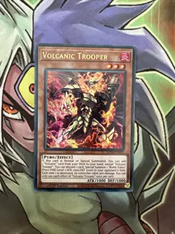 LD10-EN019 Volcanic Trooper Ultra Rare 1st Edition NM Yugioh Card - Image 1