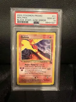 PSA 10 Moltres 21 Articuno 22 Zapdos 23 Sequential WOTC Black Star Pokemon Promo - Image 2