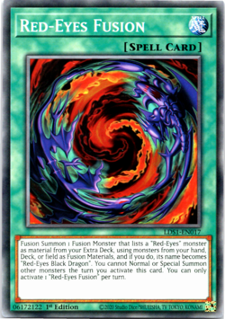 Red-Eyes Fusion - LDS1-EN017 - Common - 1st Edition - Yugioh - Image 1