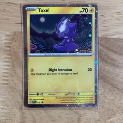 Border Swirl Toxel 119 SV - Cosmos Holo Black Star Promo - Pokemon TCG - Image 1