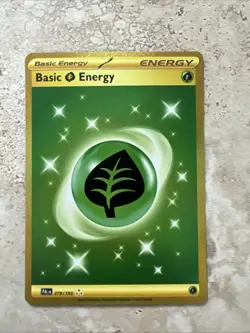 Pokemon TCG - Basic Leaf Energy 278/193 - Paldea Evolved - NM - English - Gold - Image 1