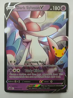 Dark Sylveon V Pokemon 25th Anniversary Celebration Promo SWSH134 Full Art🔥 - Image 1
