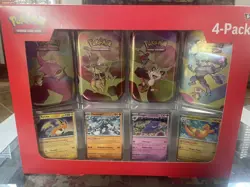 Pokemon TCG Scarlet & Violet 151 Mini Tin 4-Pack Lot 2 Sam’s Club Sealed - Image 2
