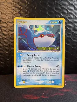 2005 Pokemon Kyogre Holo Rare 15/106 - EX Emerald Pokemon TCG Near Mint - Image 1