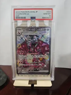 2023 Pokemon SV4a JP Charizard EX SSR PSA Gem Mint 10 - Image 1