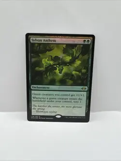 Sylvan Anthem Magic the Gathering Modern Horizons 2 Foil Card - Image 1
