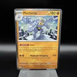 Pokemon | Machamp | MEW 068/165 Promo Cosmos Holo TCG Card - Image 1