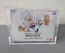One Piece Card Game Awakening Of The New Era Booster Box OP-05 in Acrylic Holder - Image 1