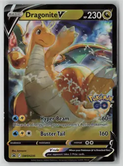 Dragonite V SWSH235 Pokemon SWSH Black Star Promo Near Mint Card (NM) 1 - Image 1