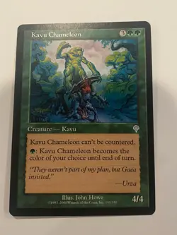 Kavu Chameleon - Magic the Gathering MTG Invasion Single Card - Image 1